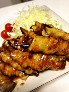 ナスの豚肉巻き-レシピのメイン写真