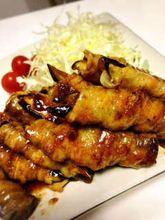 ナスの豚肉巻き-レシピのメイン写真
