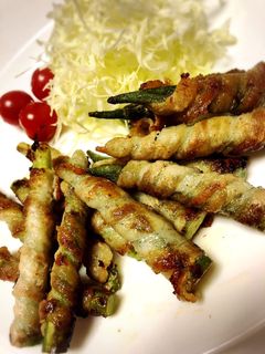 アスパラ・オクラの豚肉巻き-レシピのメイン写真