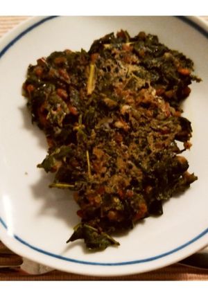 玄米茶の茶殻お焼き-レシピのメイン写真