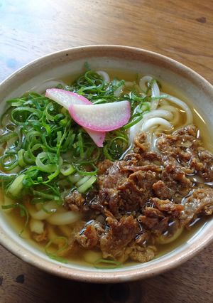 小倉駅名物かしわうどん-レシピのメイン写真