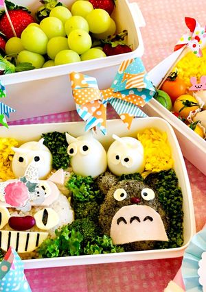 2歳運動会♫トトロとネコバスのお弁当-レシピのメイン写真