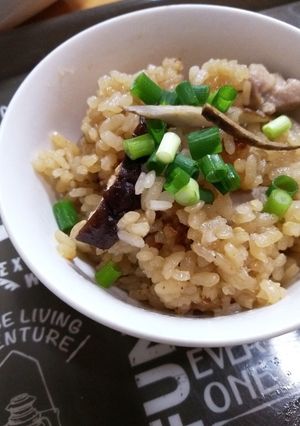 クィーンクック☆鶏とごぼうの炊き込みご飯-レシピのメイン写真