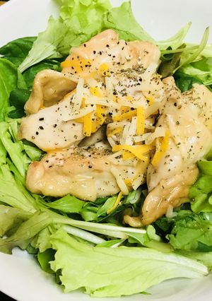 鶏胸肉の二口サイズソテー蜂蜜レモンソース-レシピのメイン写真