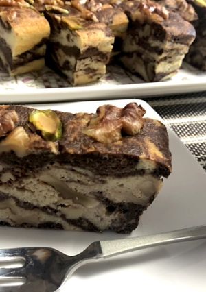 【糖質オフ】おからのマーブルケーキ-レシピのメイン写真