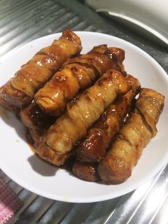 厚揚げの豚バラ巻き-レシピのメイン写真