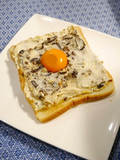 簡単!目玉焼き昆布トースト-レシピのメイン写真