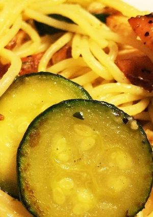 ズッキーニとチキンのバジルパスタ-レシピのメイン写真