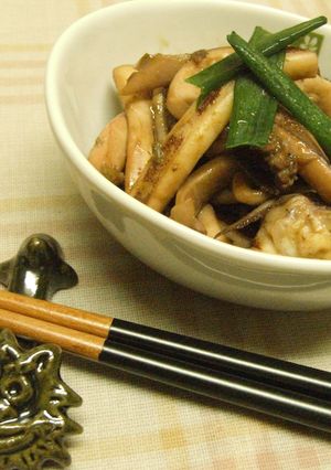 肴にぴったり！手間なしイカのわた煮-レシピのメイン写真