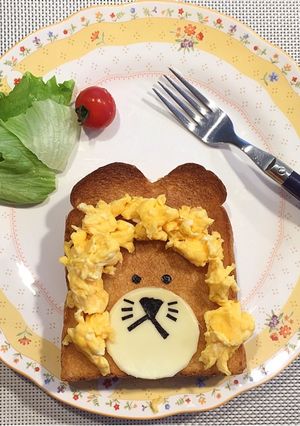 ガオガオトースト-レシピのメイン写真