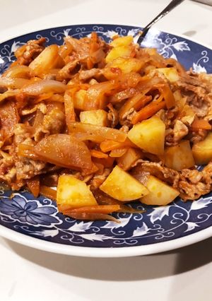 トマトソース肉じゃが-レシピのメイン写真