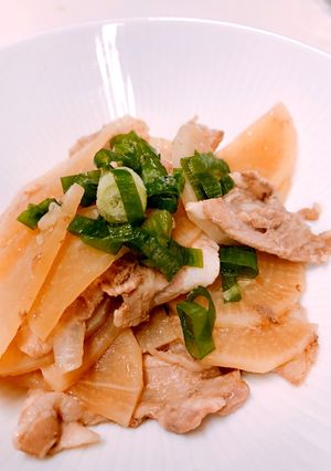 大根と豚バラの黒酢オイスターソース煮-レシピのメイン写真