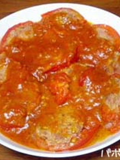 トマトの肉詰め焼き-レシピのメイン写真