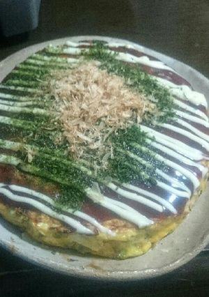 鶏だしを使ったお好み焼き-レシピのメイン写真