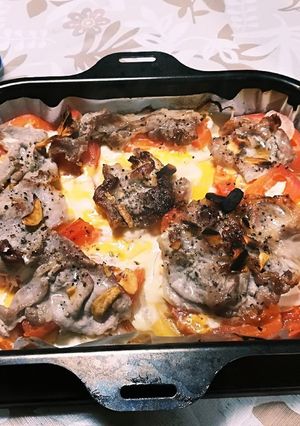 超簡単】ラクックで野菜たっぷり豚肉焼き-レシピのメイン写真
