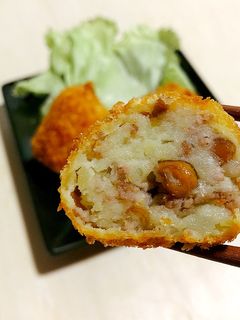 なめらかクリーミー!なめこコロッケ-レシピのメイン写真