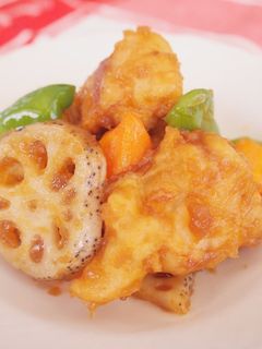 黒酢の酢豚!-レシピのメイン写真