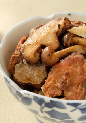 〈くらし薬膳〉きのこのサバ缶味噌炒め-レシピのメイン写真