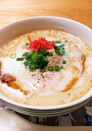 健康ごはん★醤油とんこつ風味オートミール-レシピのメイン写真