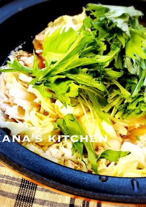 プチッと鍋で白菜と豚バラのミルフィーユ鍋-レシピのメイン写真