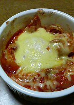 豚キムチーズONたまご-レシピのメイン写真