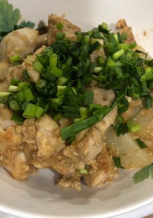 白ごま鶏肉の根菜炒め-レシピのメイン写真