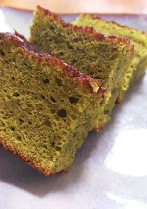 抹茶のミニカステラ-レシピのメイン写真
