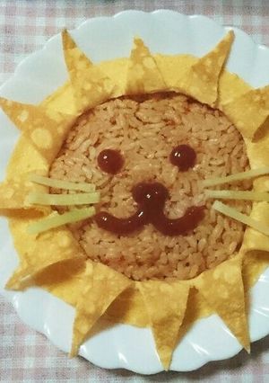 らいおんのオムライス♪-レシピのメイン写真