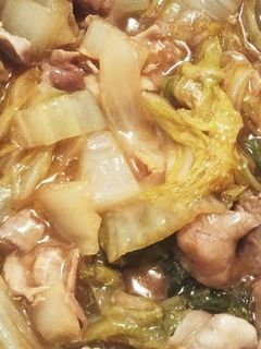 【覚書】白菜と豚肉の中華煮-レシピのメイン写真