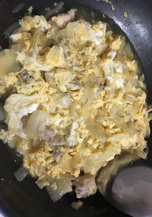 簡単！白だしで親子丼！-レシピのメイン写真