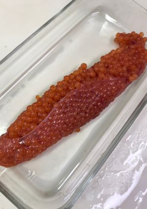 お湯も網も使わない！生すじこのほぐし方-レシピのメイン写真