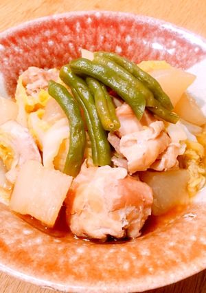 トロトロ白菜と鶏大根の煮物-レシピのメイン写真