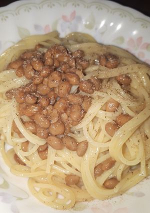 納豆ペッパースパ-レシピのメイン写真