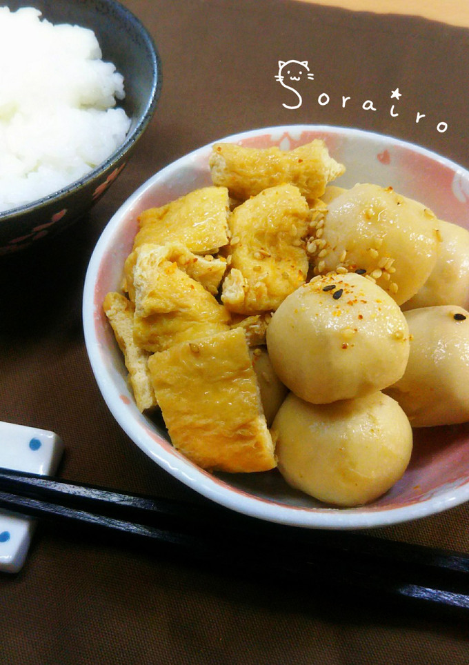 じゅわとろっ＊里芋と油揚げの煮物＊-レシピのメイン写真