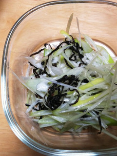長ネギの塩昆布あえ-レシピのメイン写真