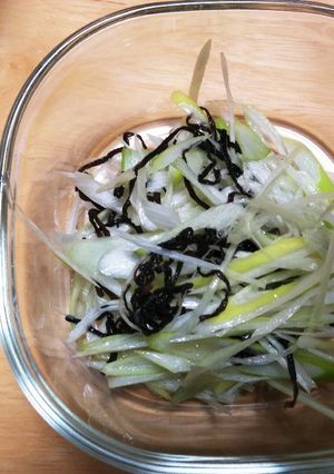 長ネギの塩昆布あえ-レシピのメイン写真