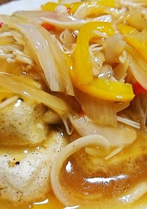 我が家の餡かけ揚げ出し豆腐-レシピのメイン写真