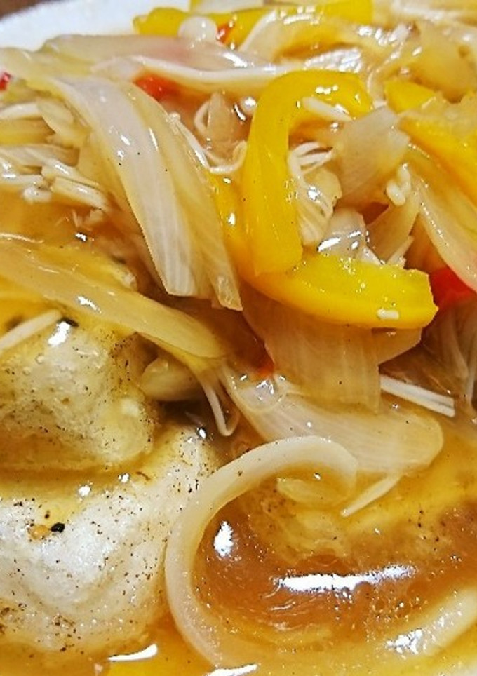 我が家の餡かけ揚げ出し豆腐-レシピのメイン写真