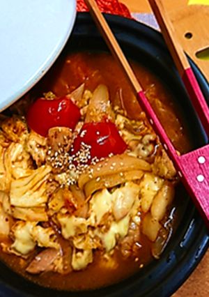 焼肉のたれで作るチーズタッカルビ-レシピのメイン写真