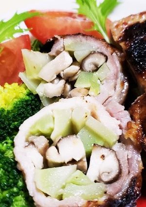 お年寄り絶讚シリーズ‼️豚肉ローズ巻き❗-レシピのメイン写真