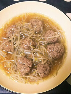 肉だんごのもやしあんかけ-レシピのメイン写真