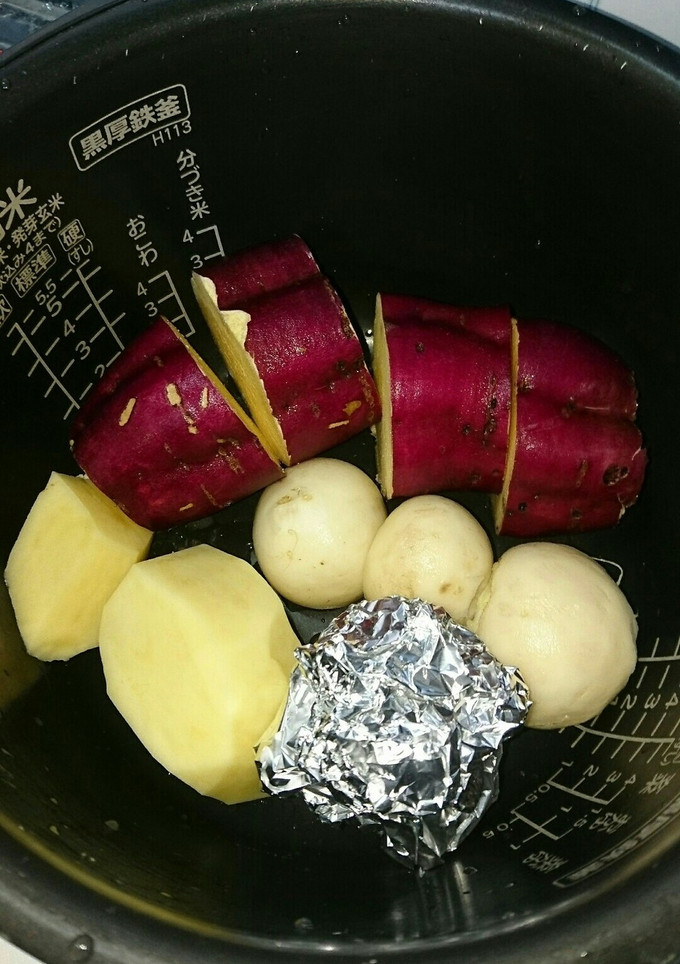 炊飯器でほくほく温野菜・ゆで卵❤簡単-レシピのメイン写真