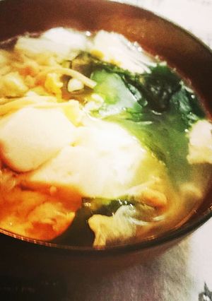 乾燥えのきで旨味抜群！すまし汁風スープ-レシピのメイン写真