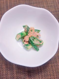 オクラとツナのマヨ和え-レシピのメイン写真