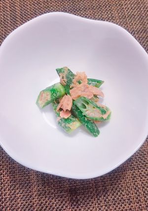 オクラとツナのマヨ和え-レシピのメイン写真