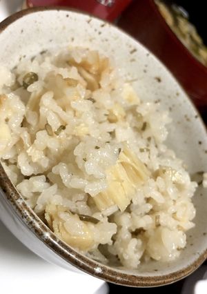 ホタテの炊き込みご飯-レシピのメイン写真