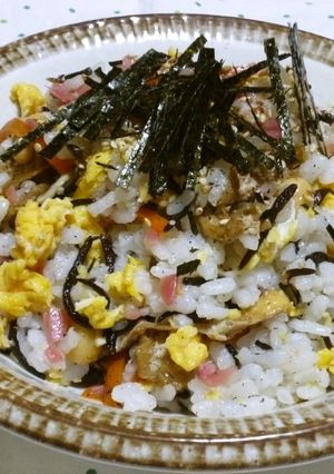 ひじきご飯♪紅生姜がアクセント♪-レシピのメイン写真