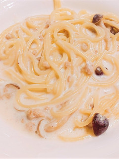 きのこと豚肉のクリーミーパスタ-レシピのメイン写真