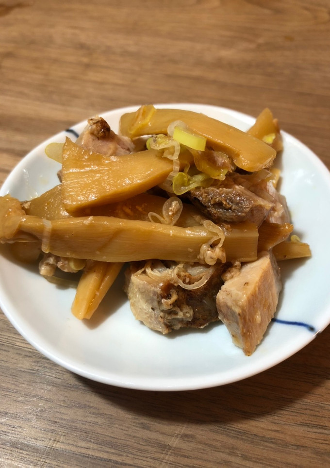 焼豚とメンマと白葱の和え物-レシピのメイン写真