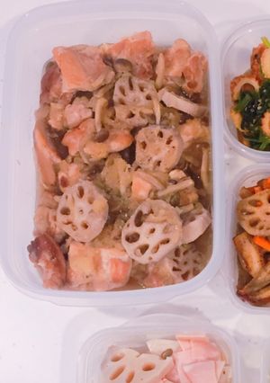 鶏肉とれんこんのみぞれ煮-レシピのメイン写真